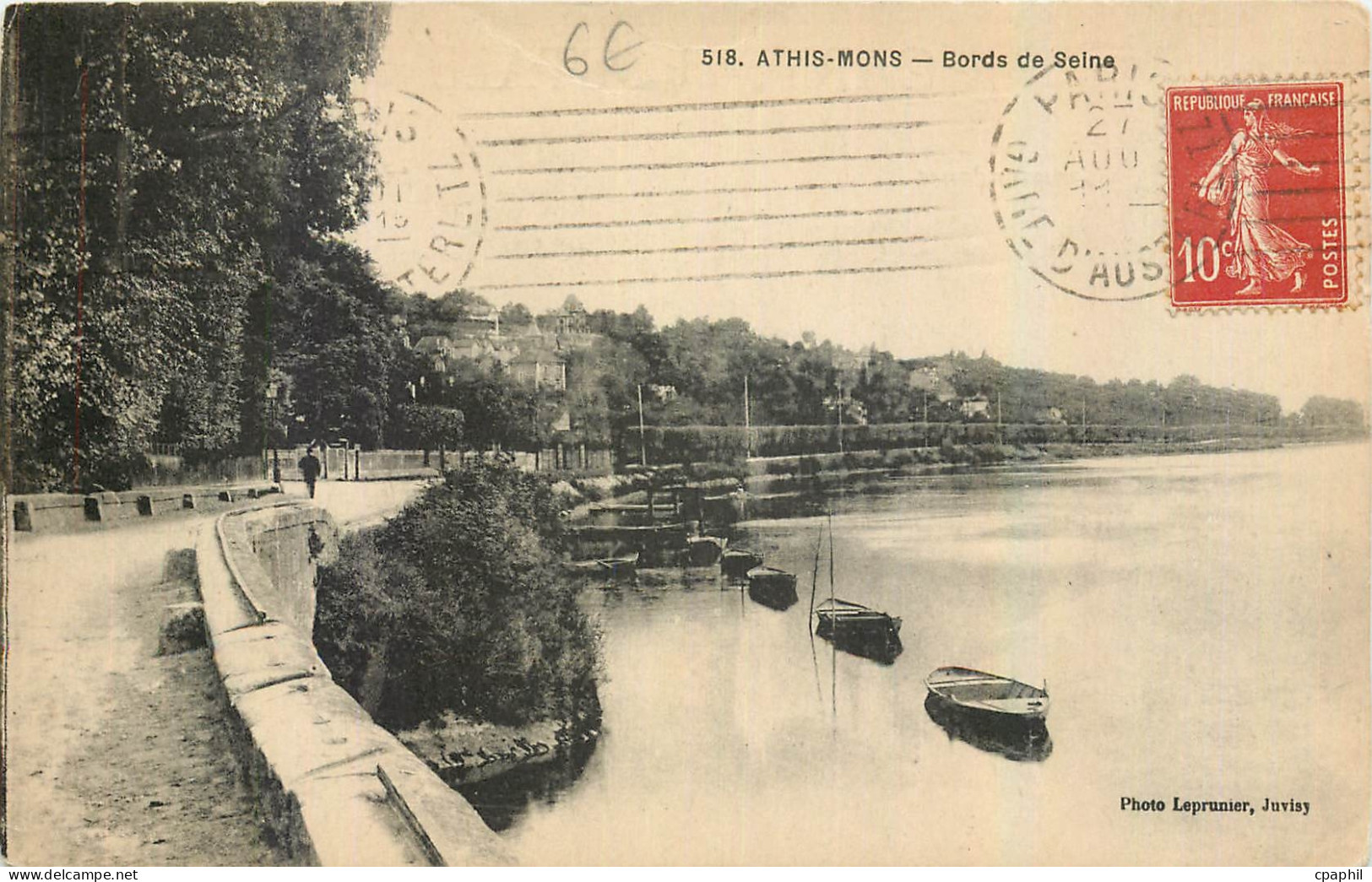 CPA Athis Mons Bords de Seine