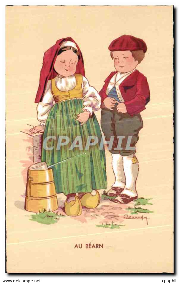 CPA Au Bearn Folklore Costume Pays basque