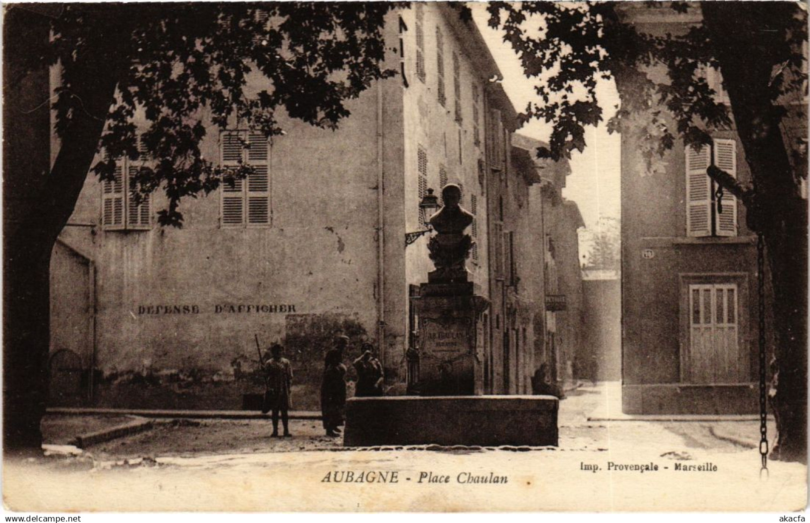 CPA AUBAGNE place Chaulan (1272384)