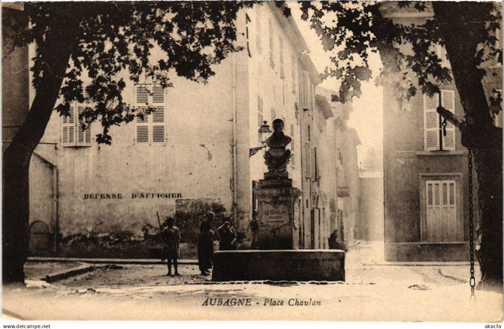CPA AUBAGNE Place Chaulan (1290228)