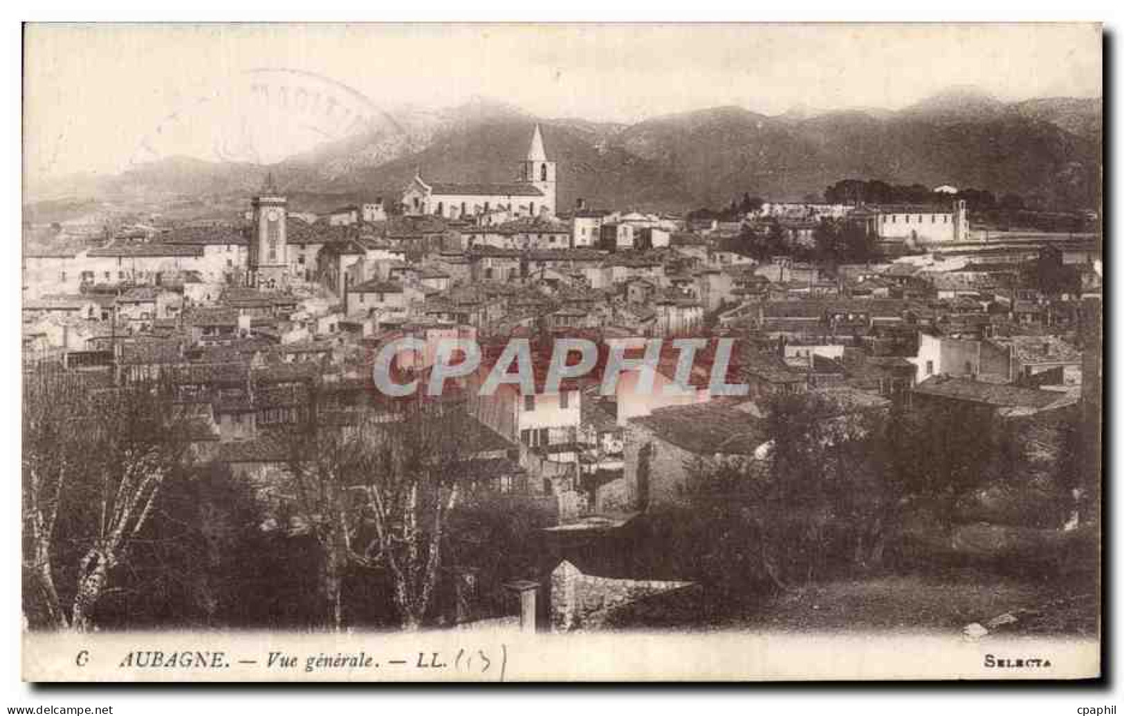 CPA Aubagne Vue Generale
