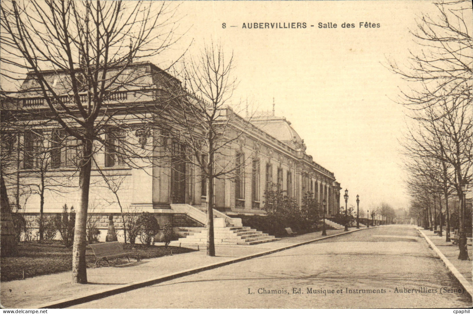 CPA Aubervilliers Salle Des Fetes