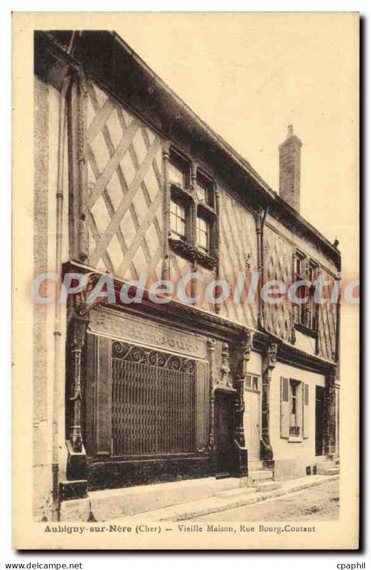 CPA AUBIGNY-sur-NERE rue bourg Coutant