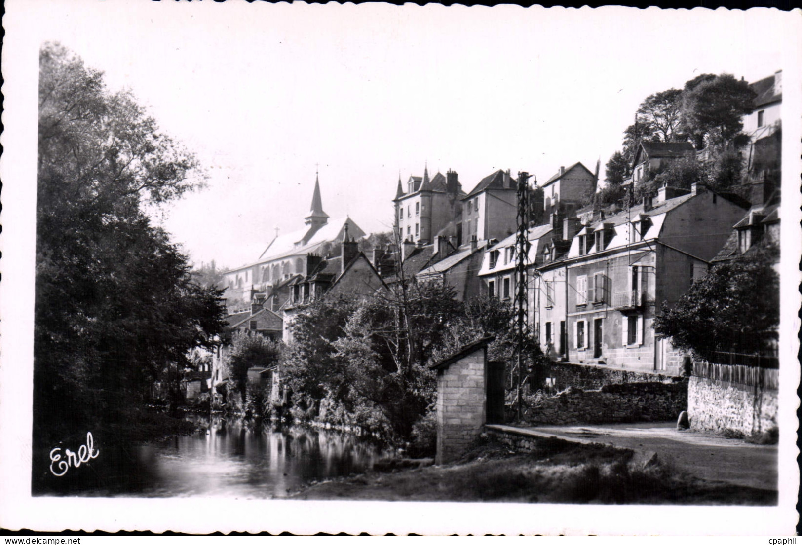 CPA Aubusson Eglise Ste Croix