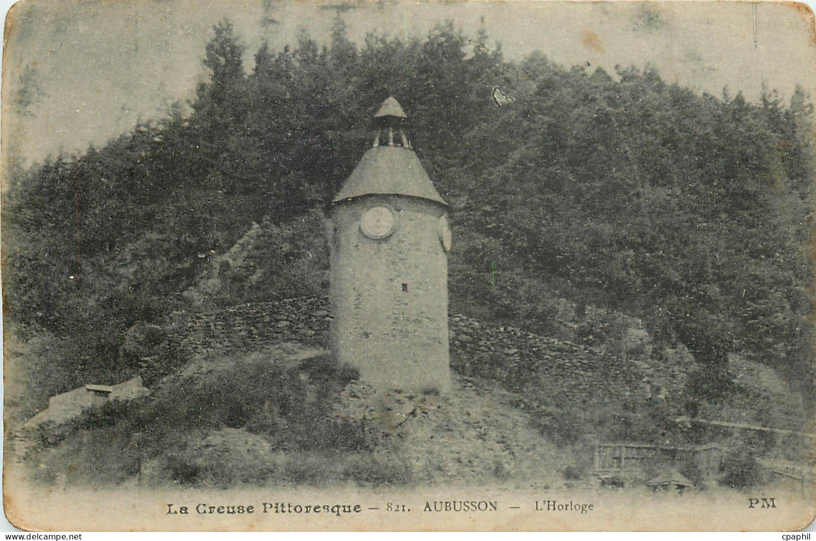 CPA Aubusson L'Horloge