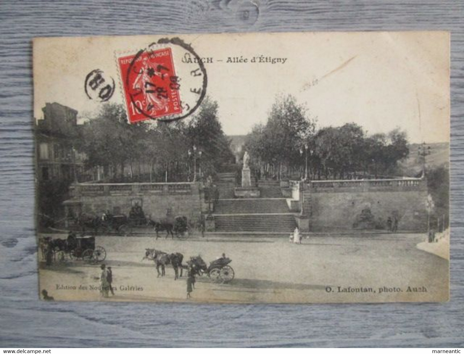 cpa Auch(32) allée d'étigny