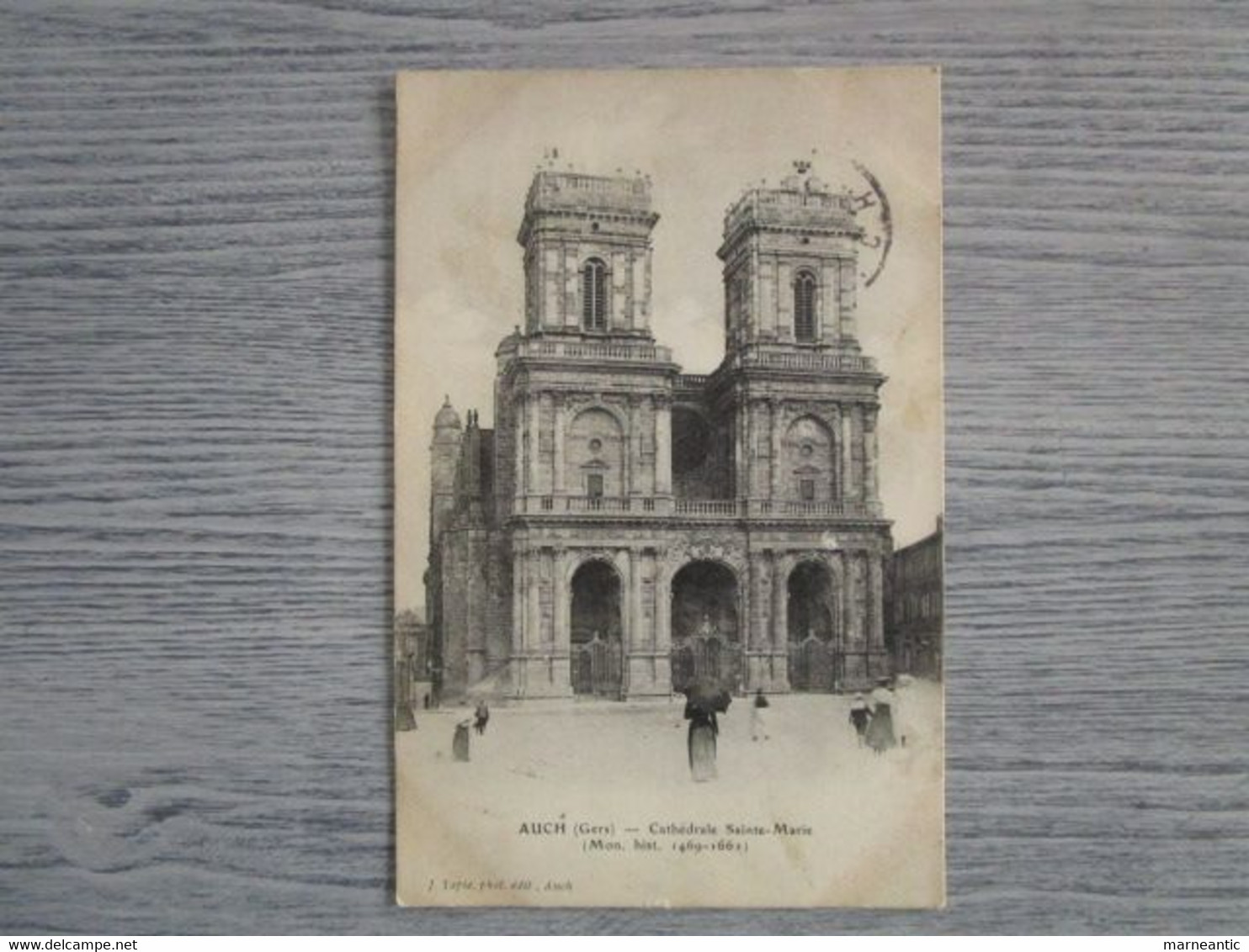 cpa Auch(32) cathédrale ste marie