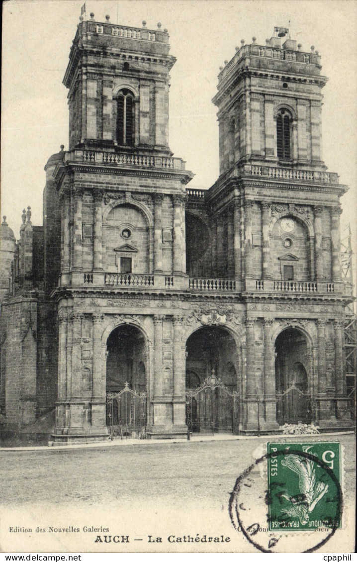 CPA Auch La Cathedrale