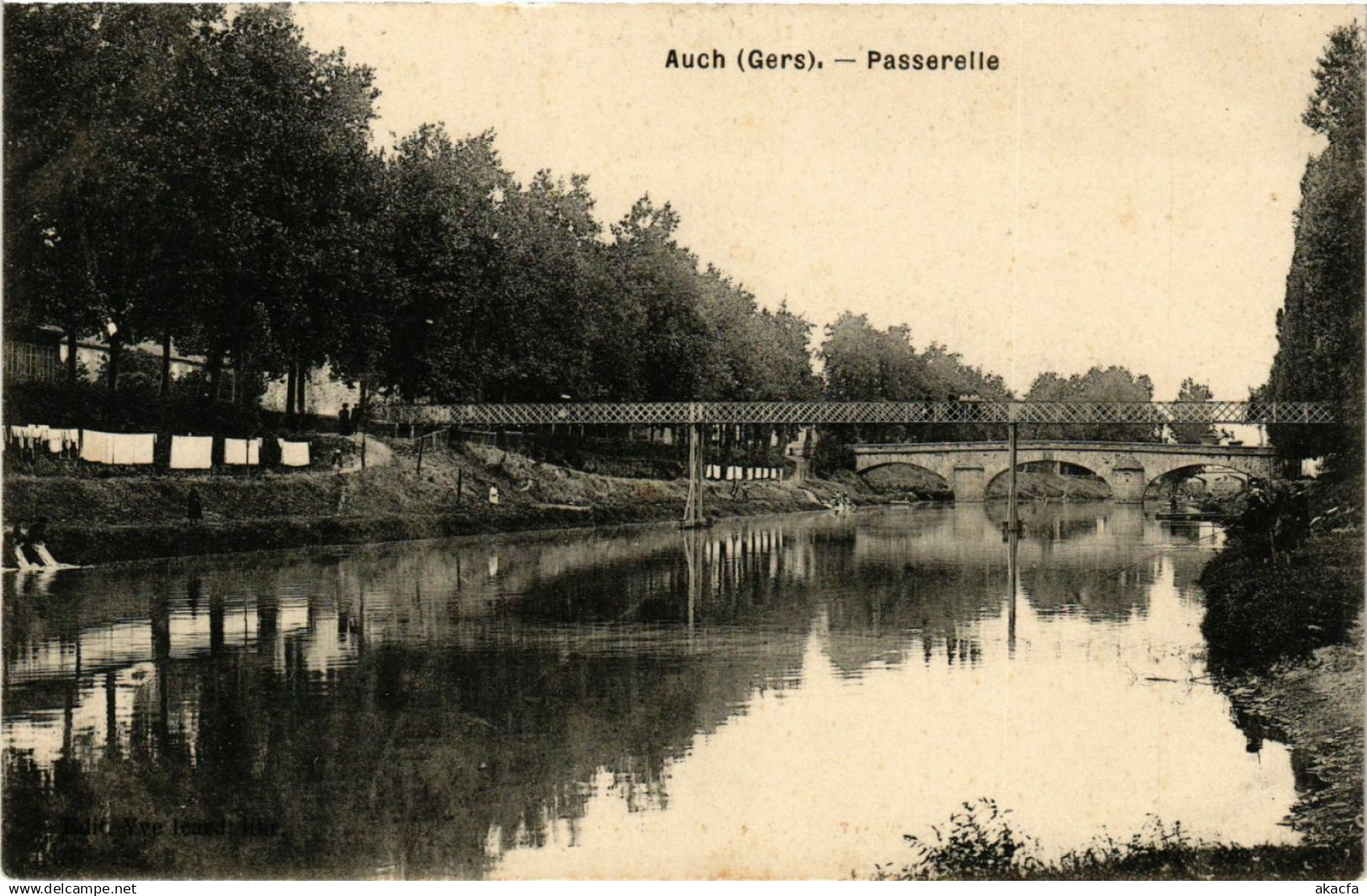 CPA AUCH - Passerelle (359782)