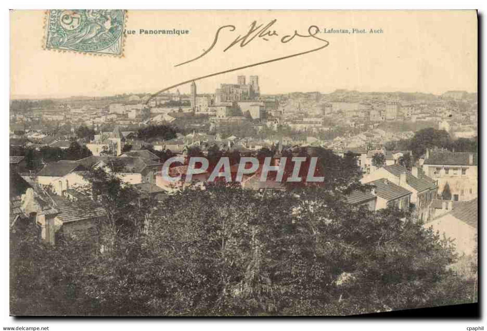 CPA Auch Vue Panoramique