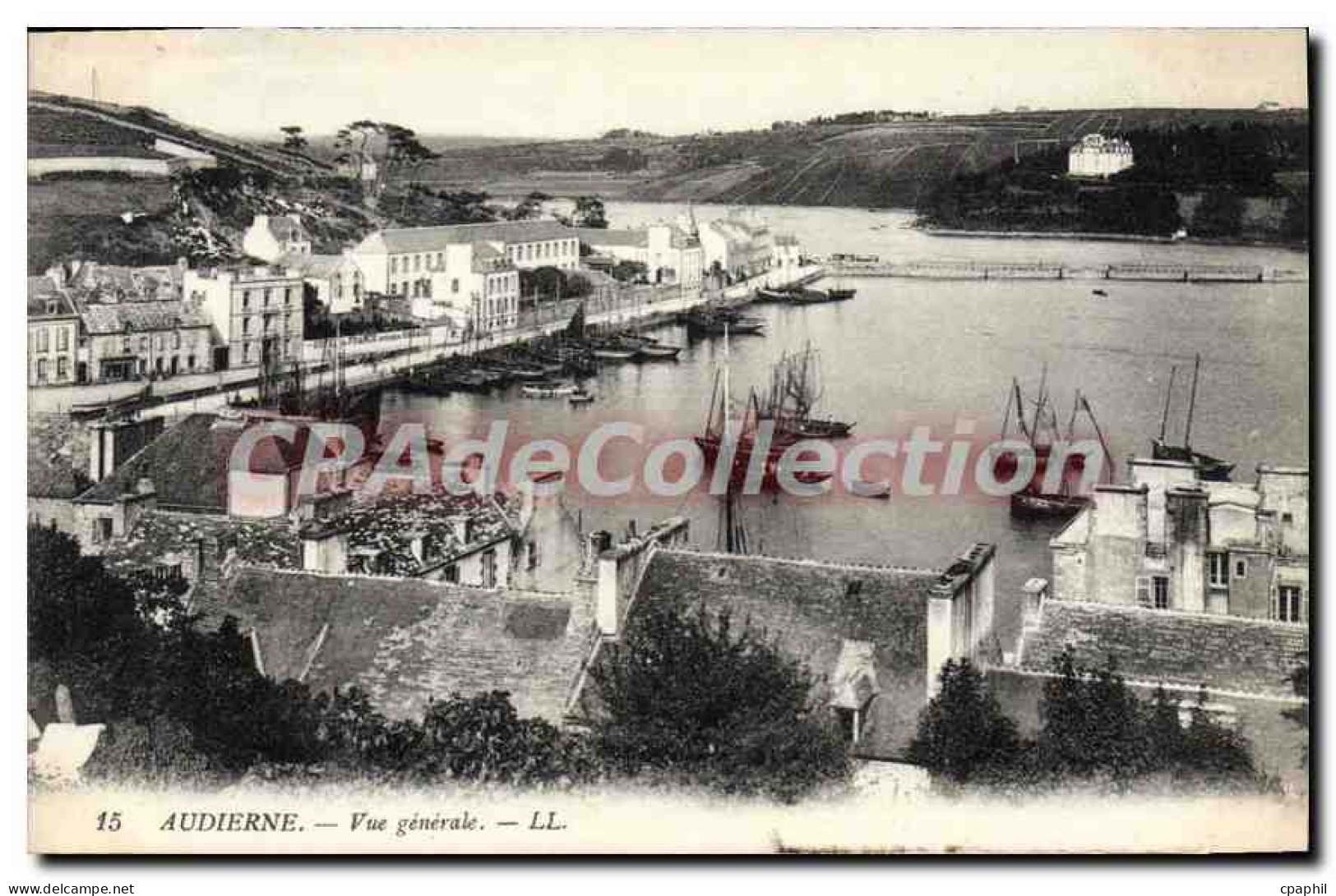 CPA Audierne Vue Generale