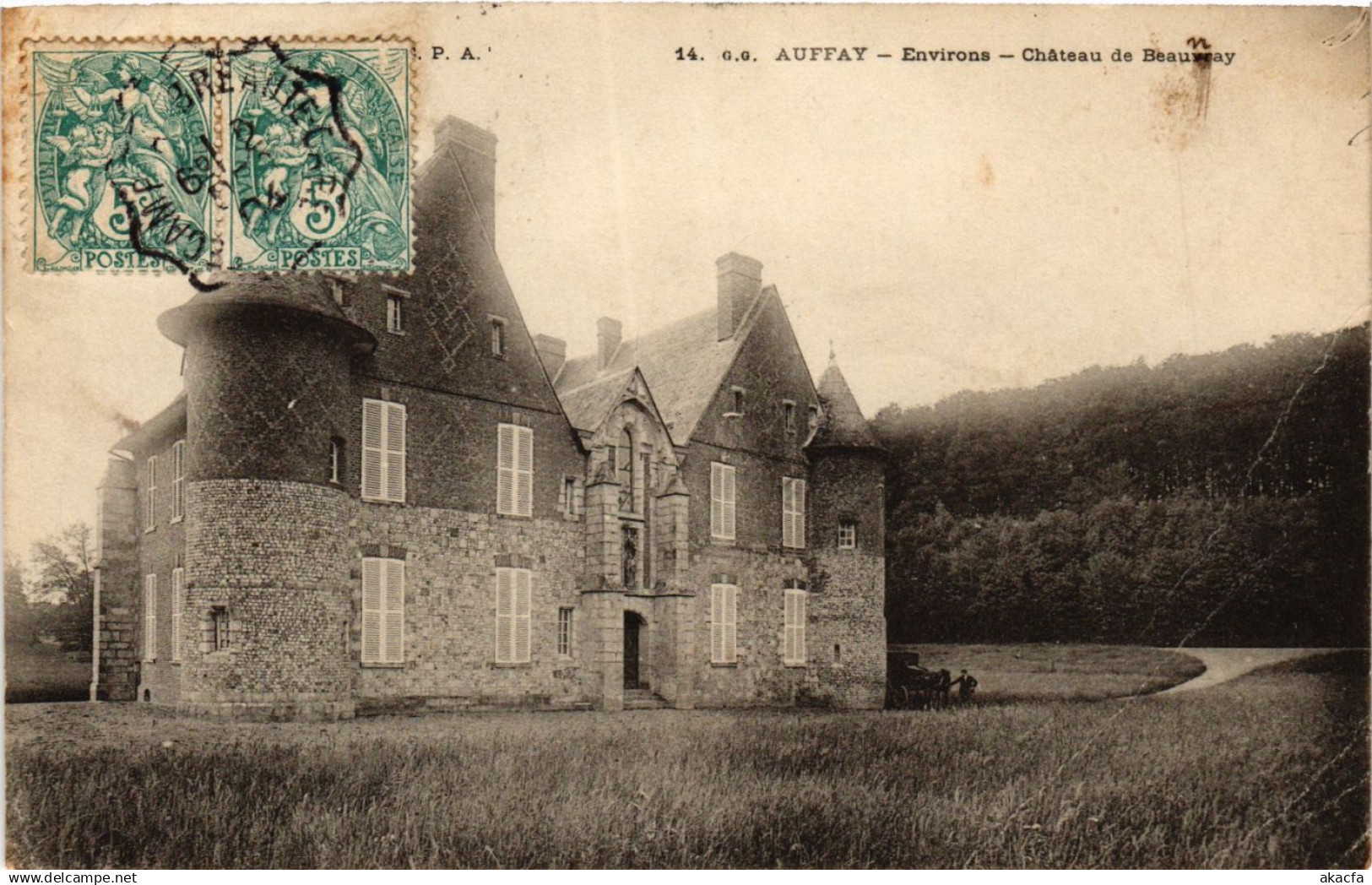 CPA AUFFAY Chateau de Beauvray (416406)