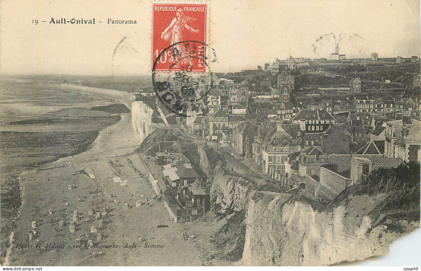 CPA Ault Onival Panorama