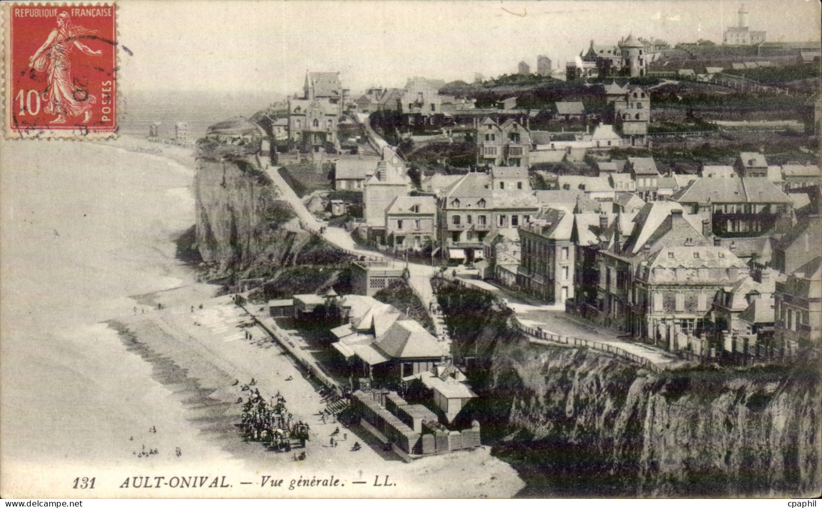 CPA Ault Onival Vue generale