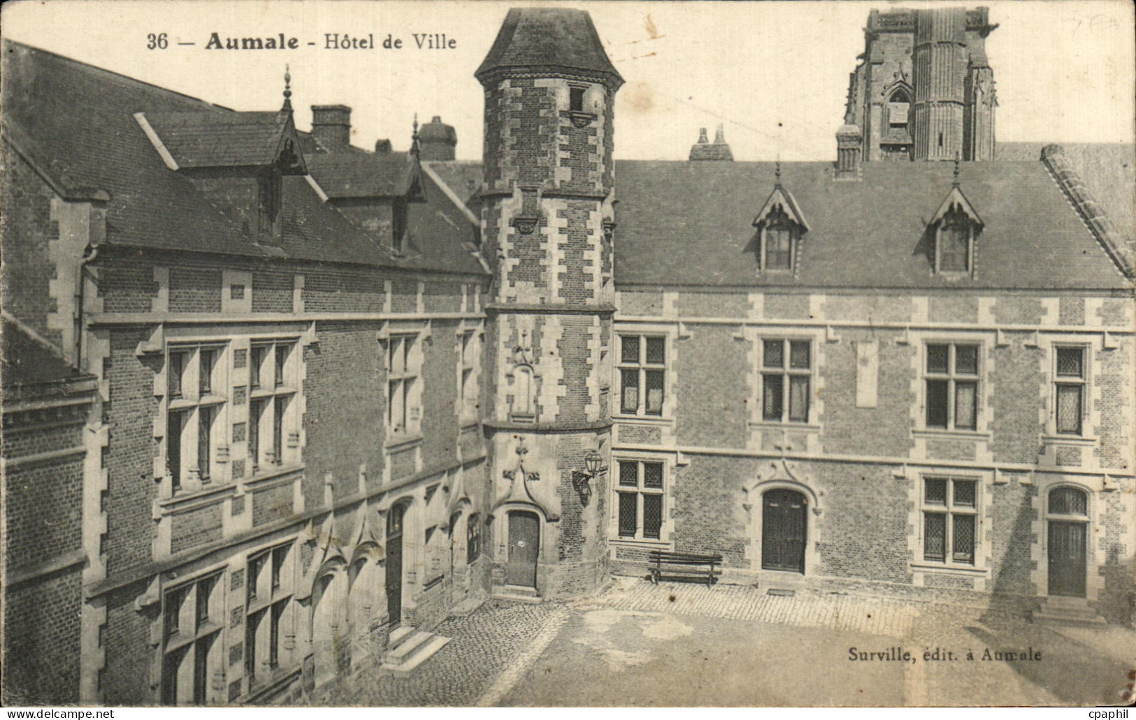 CPA Aumale Hotel de Ville