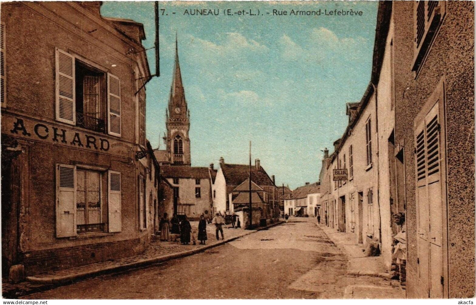 CPA AUNEAU-Rue Armand Lefebreve (184594)