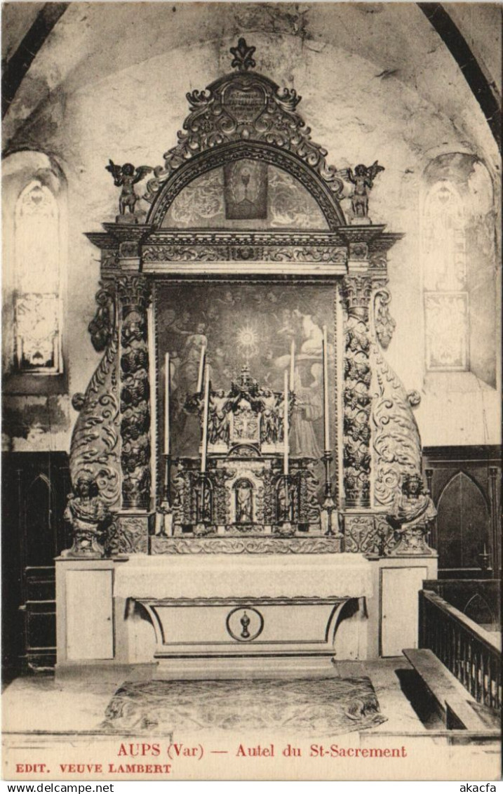 CPA AUPS Autel du Saint-Sacrement (1113058)