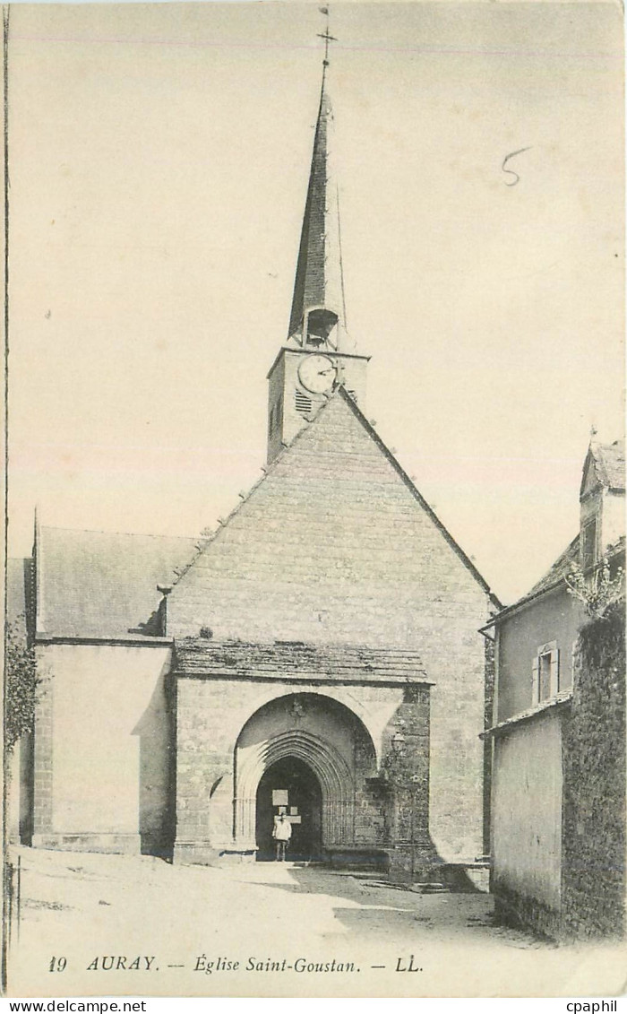 CPA Auray Eglise Saint Goustan