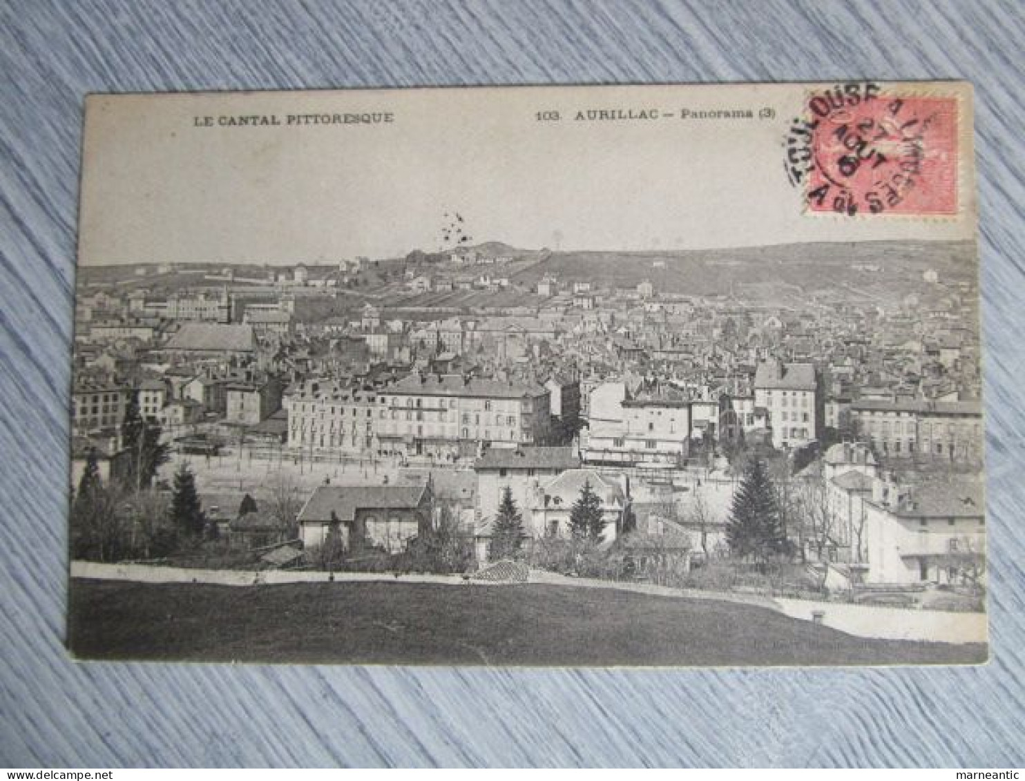 Cpa Aurillac (15) panorama