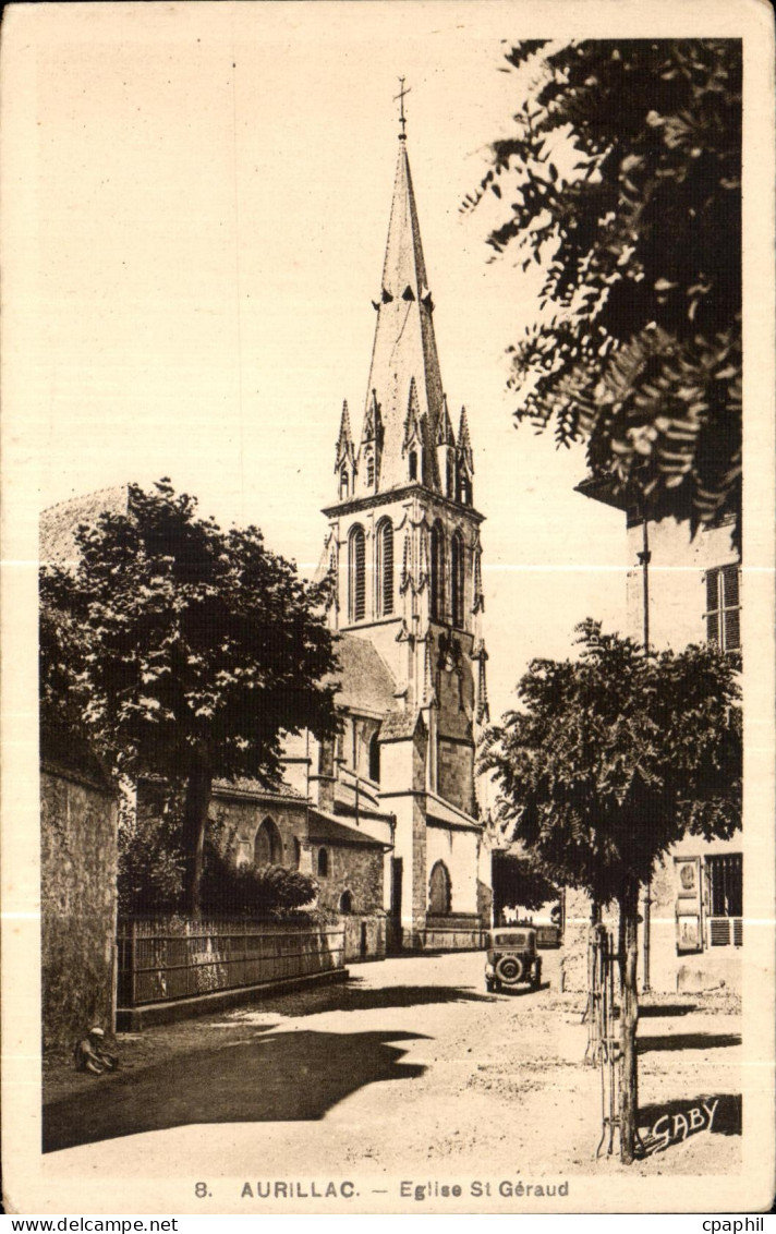 CPA Aurillac Eglise St Geraud