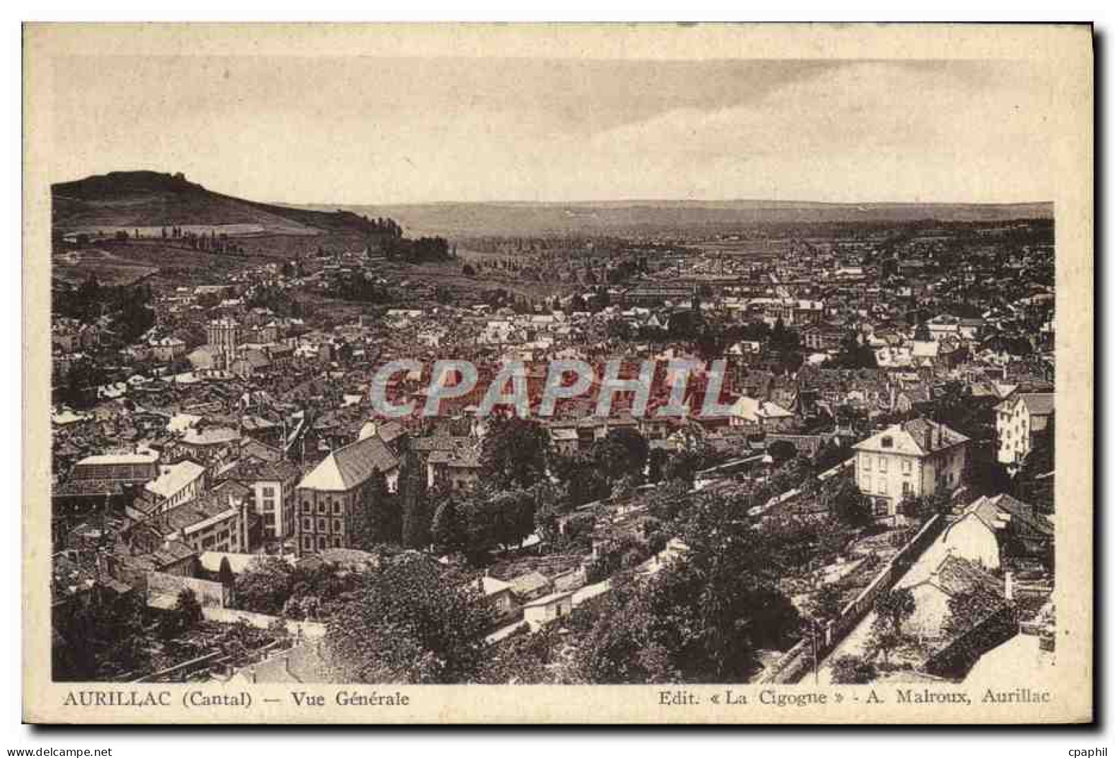CPA Aurillac Vue Generale