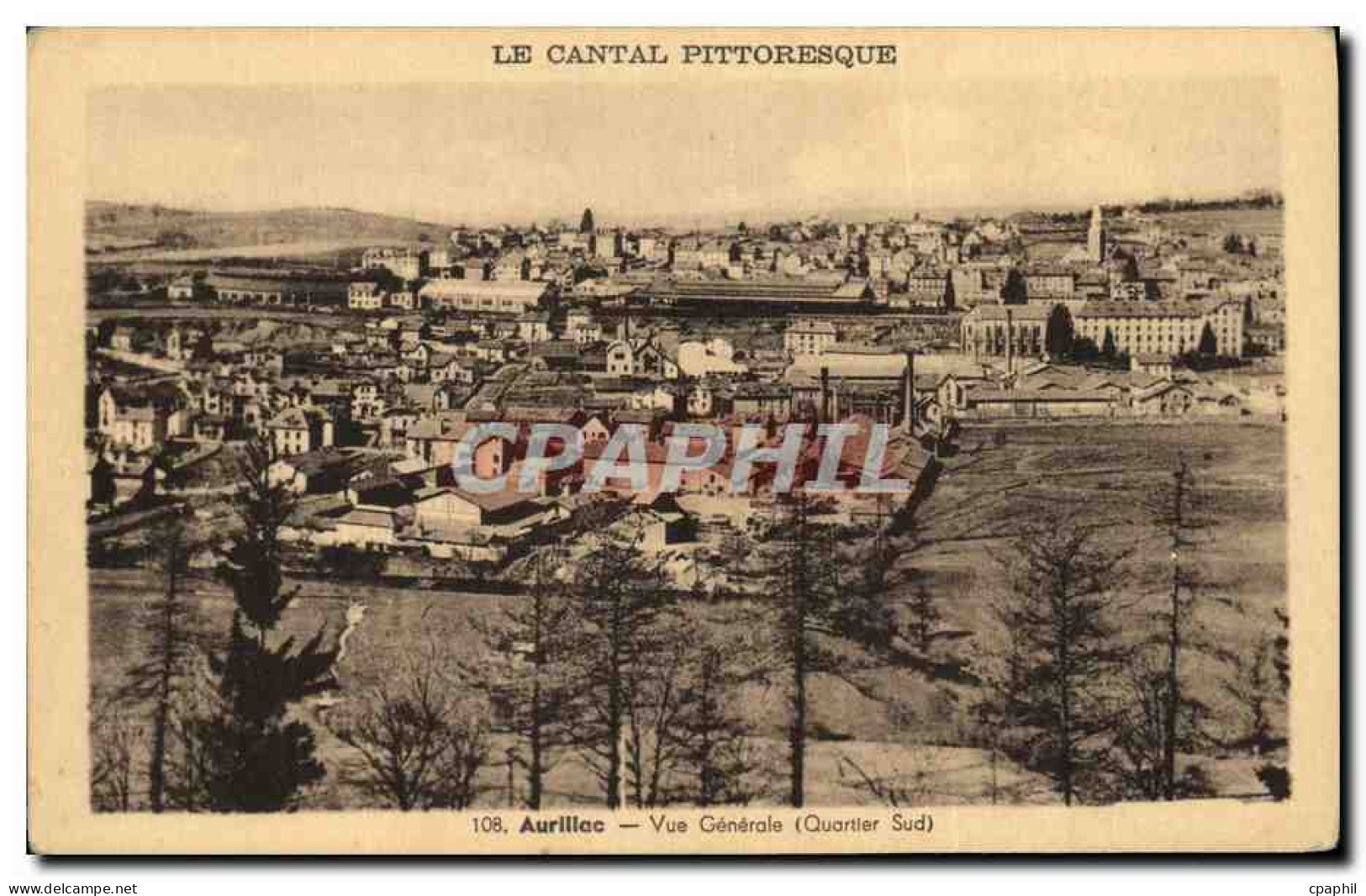 CPA Aurillac Vue Generale
