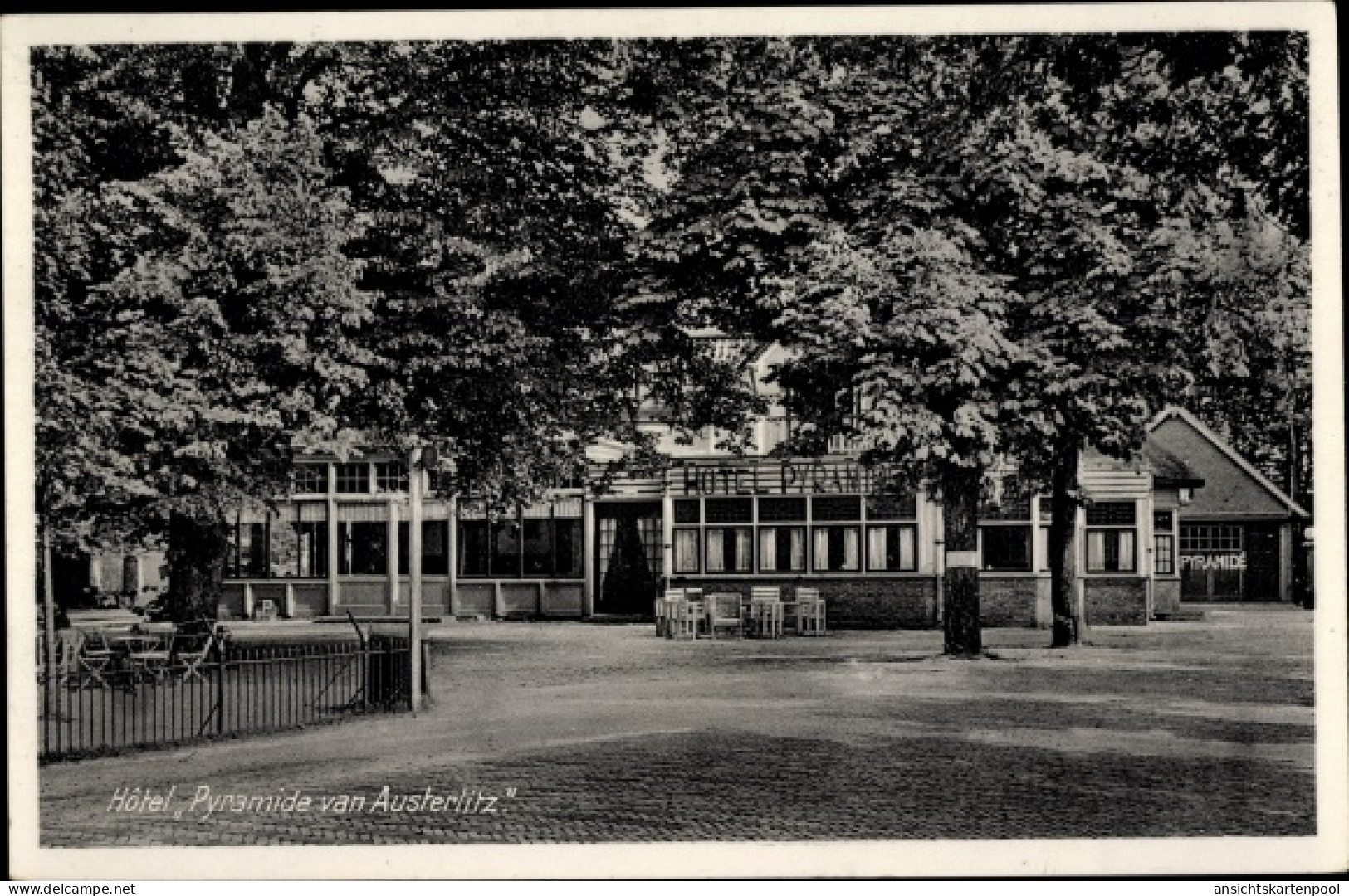 CPA Austerlitz Zeist Utrecht Niederlande, Pyramide van Austerlitz, Hotel