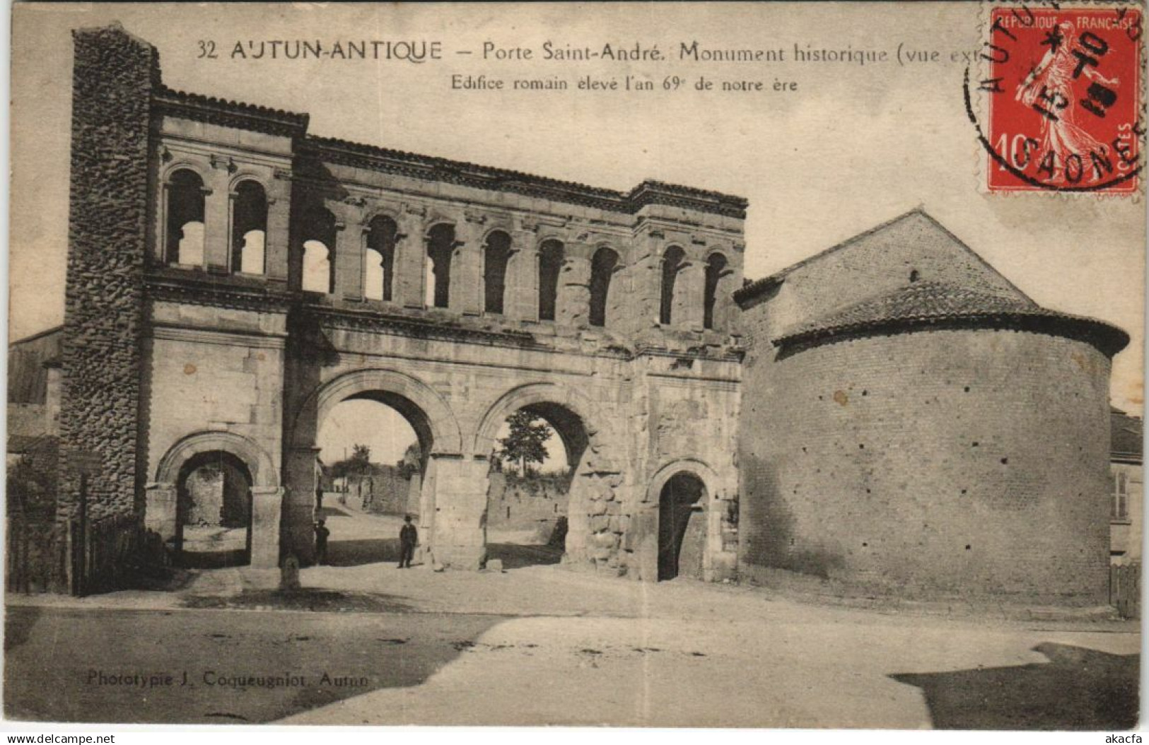 CPA AUTUN Autun-Antique - Porte Saint-Andre (1190400)