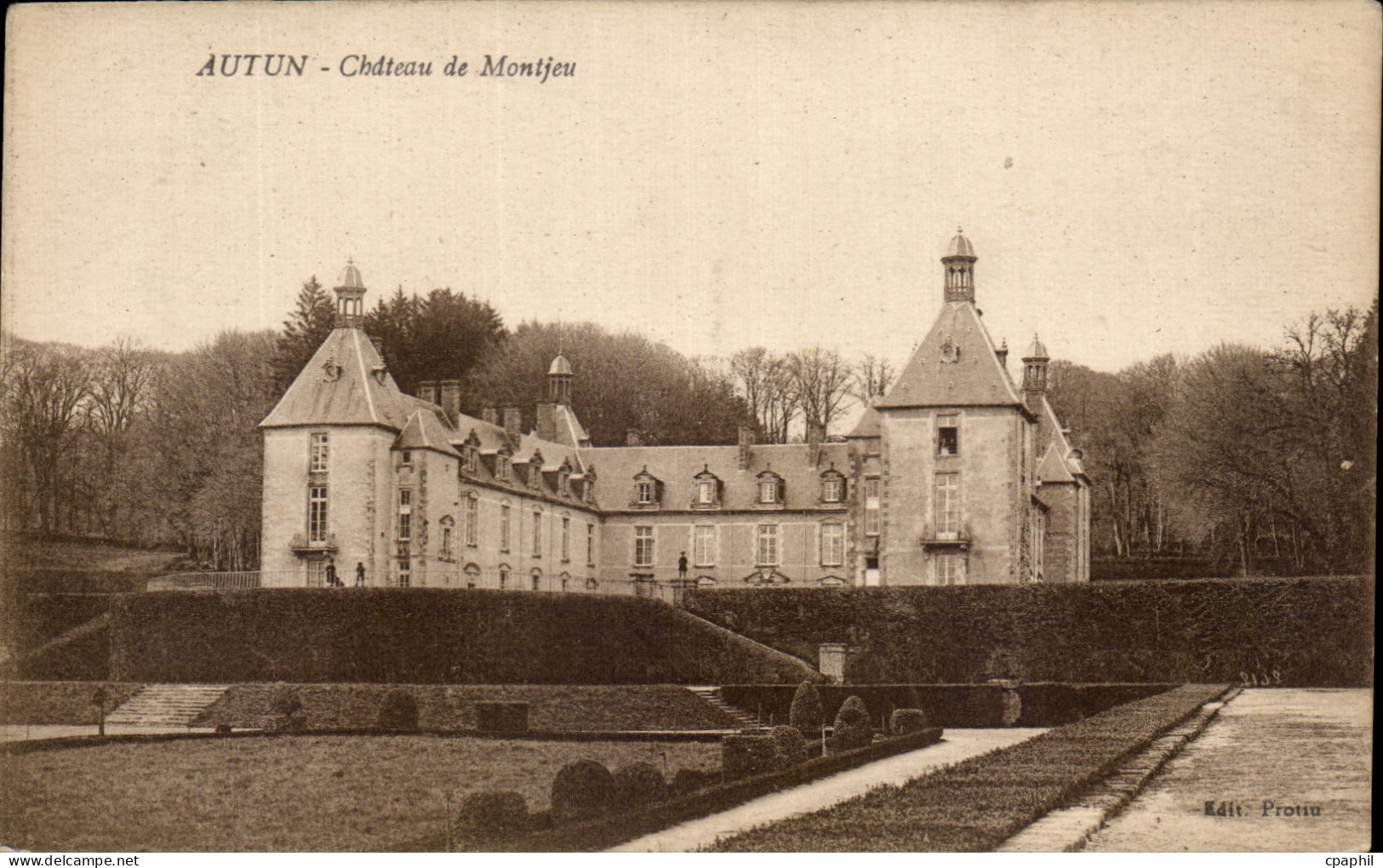 CPA Autun Chateau De Montjeu