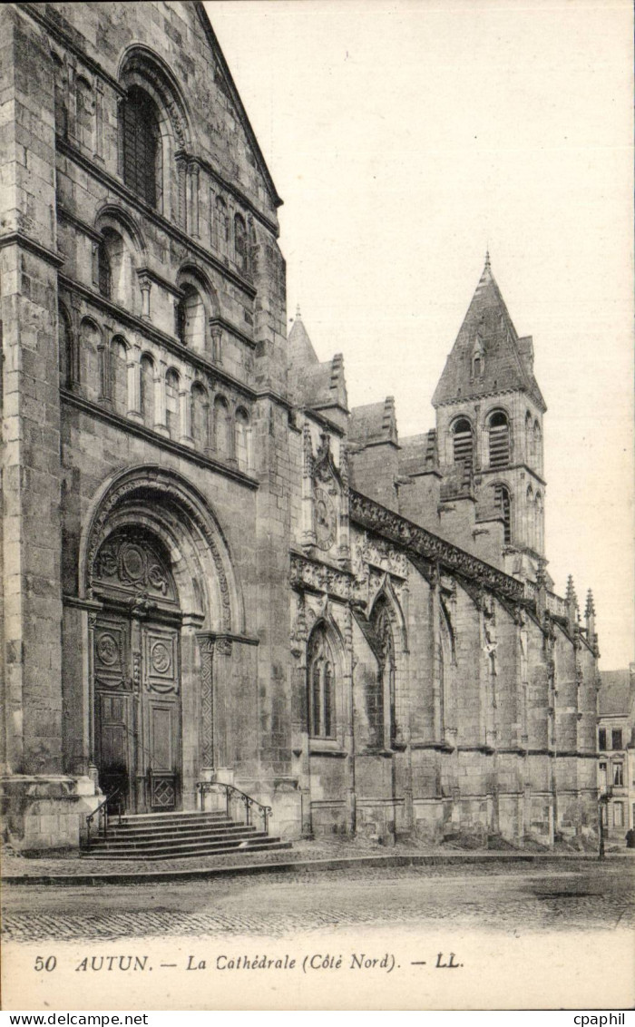 CPA Autun La cathedrale