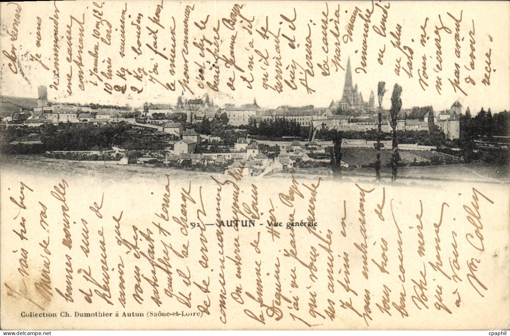 CPA Autun Vue Generale