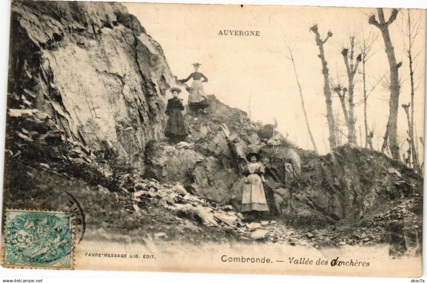CPA Auvergne - COMBRONDE - Vallée des Cancheres (221496)