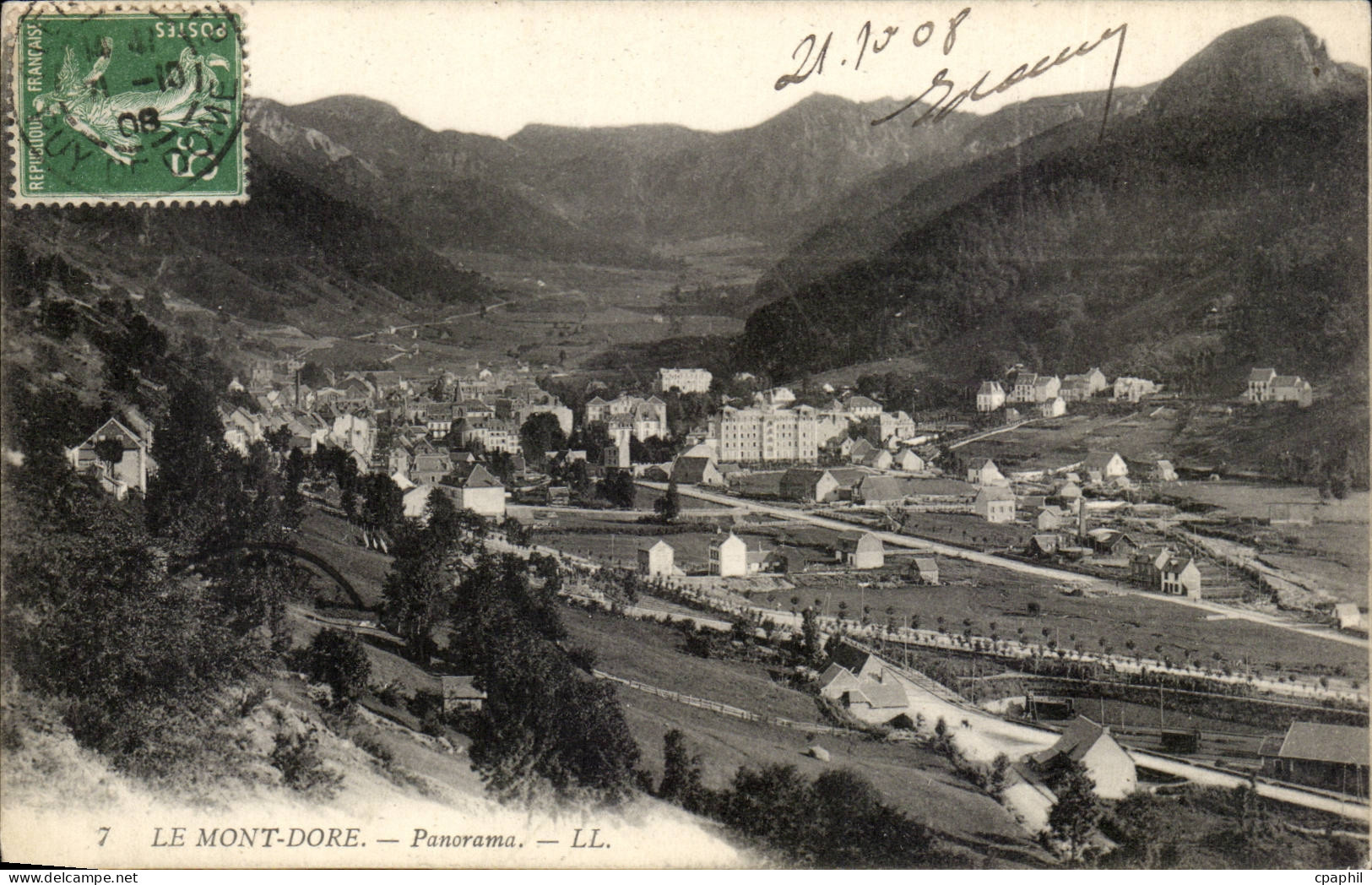 CPA Auvergne Le Mont Dore panorama