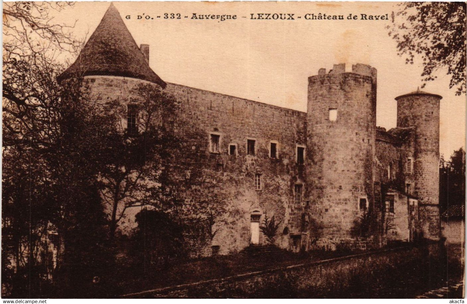 CPA Auvergne LEZOUX Chateau de RAVEL (409213)