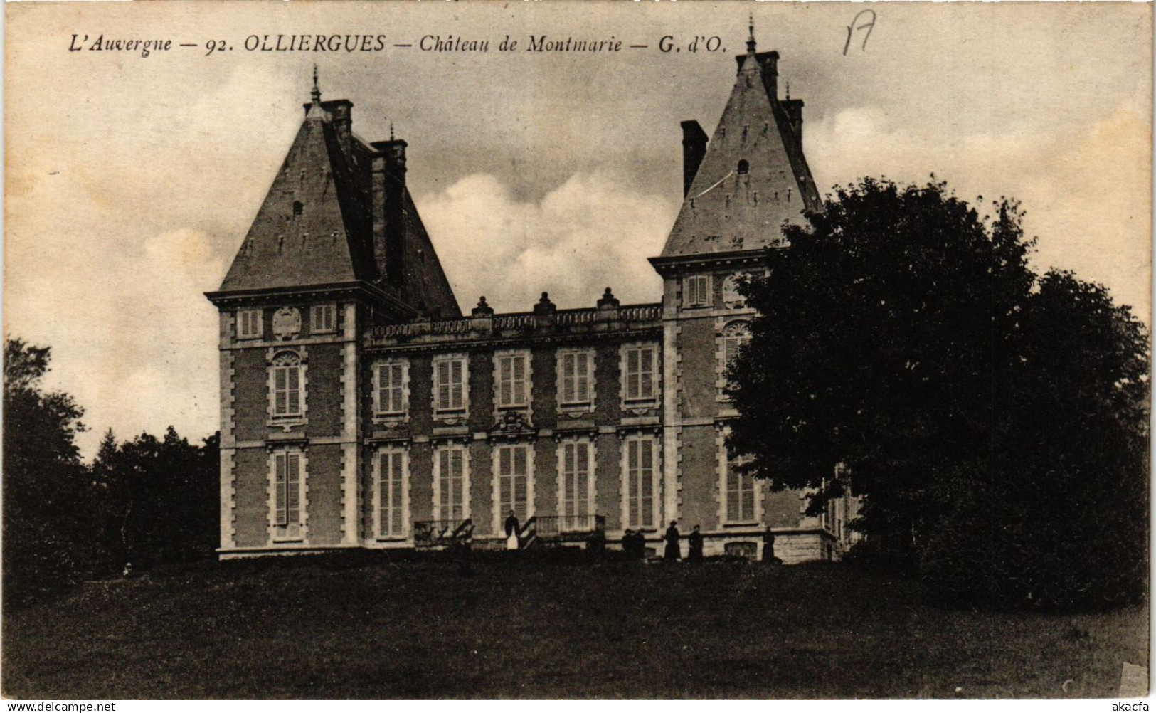 CPA Auvergne OLLIERGUES Chateau de MONTMARIE (408533)