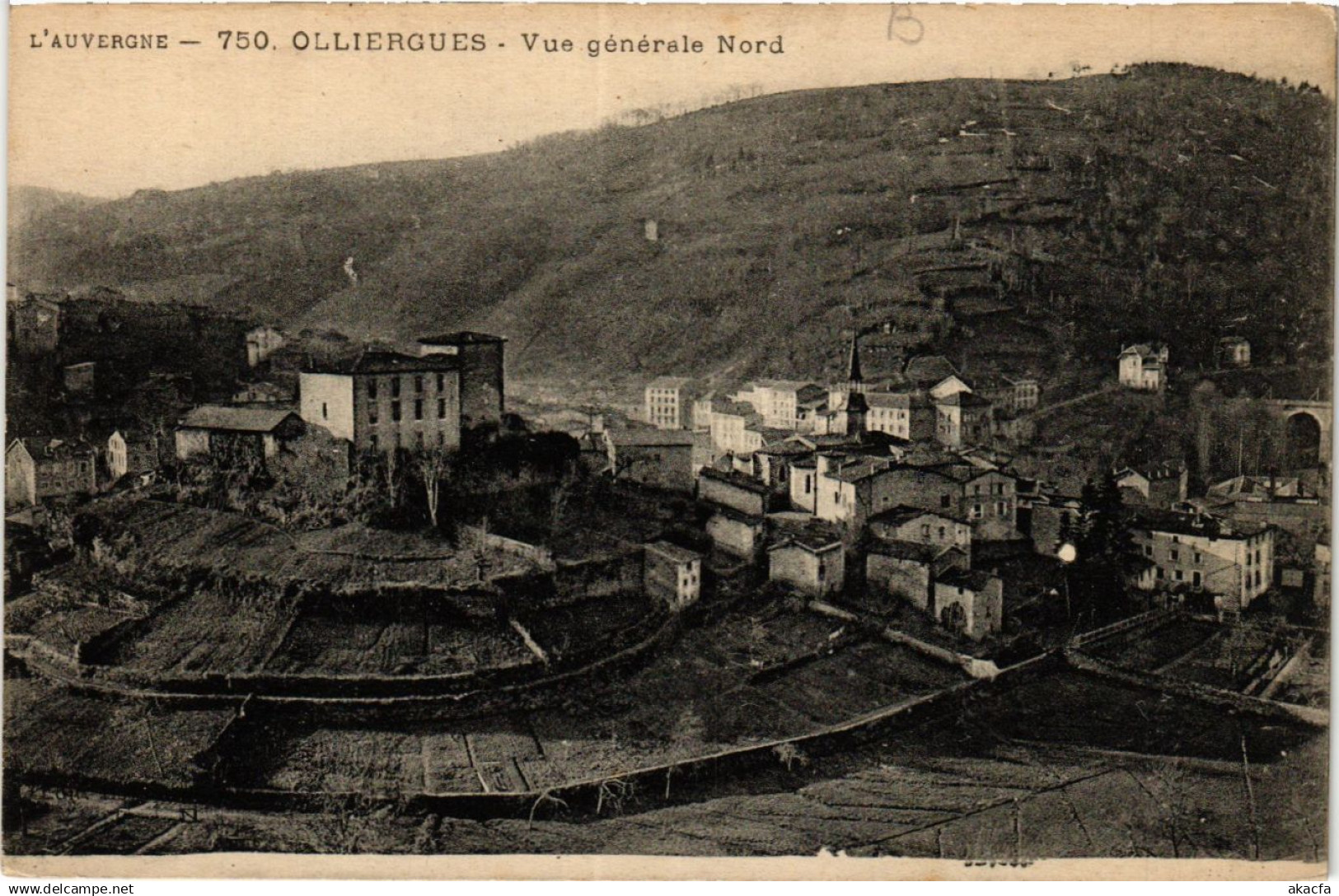 CPA Auvergne OLLIERGUES Vue générale Nord (408542)