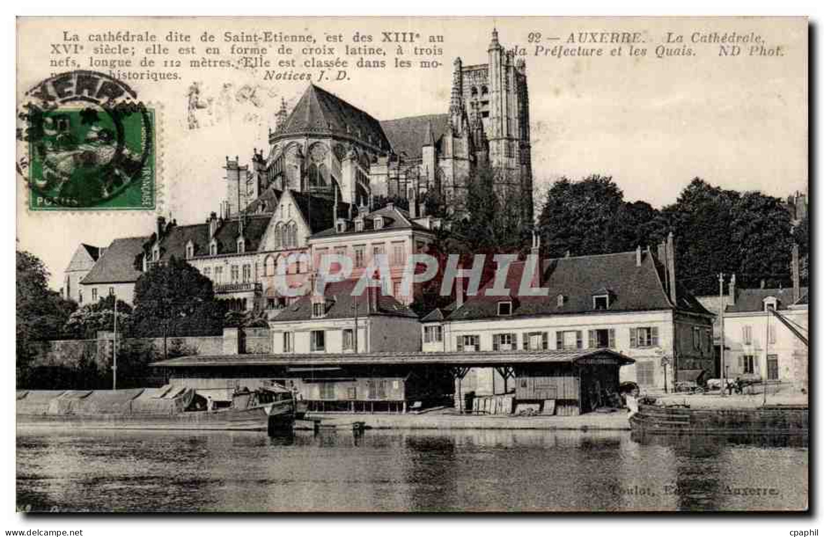 CPA Auxerre La cathedrale