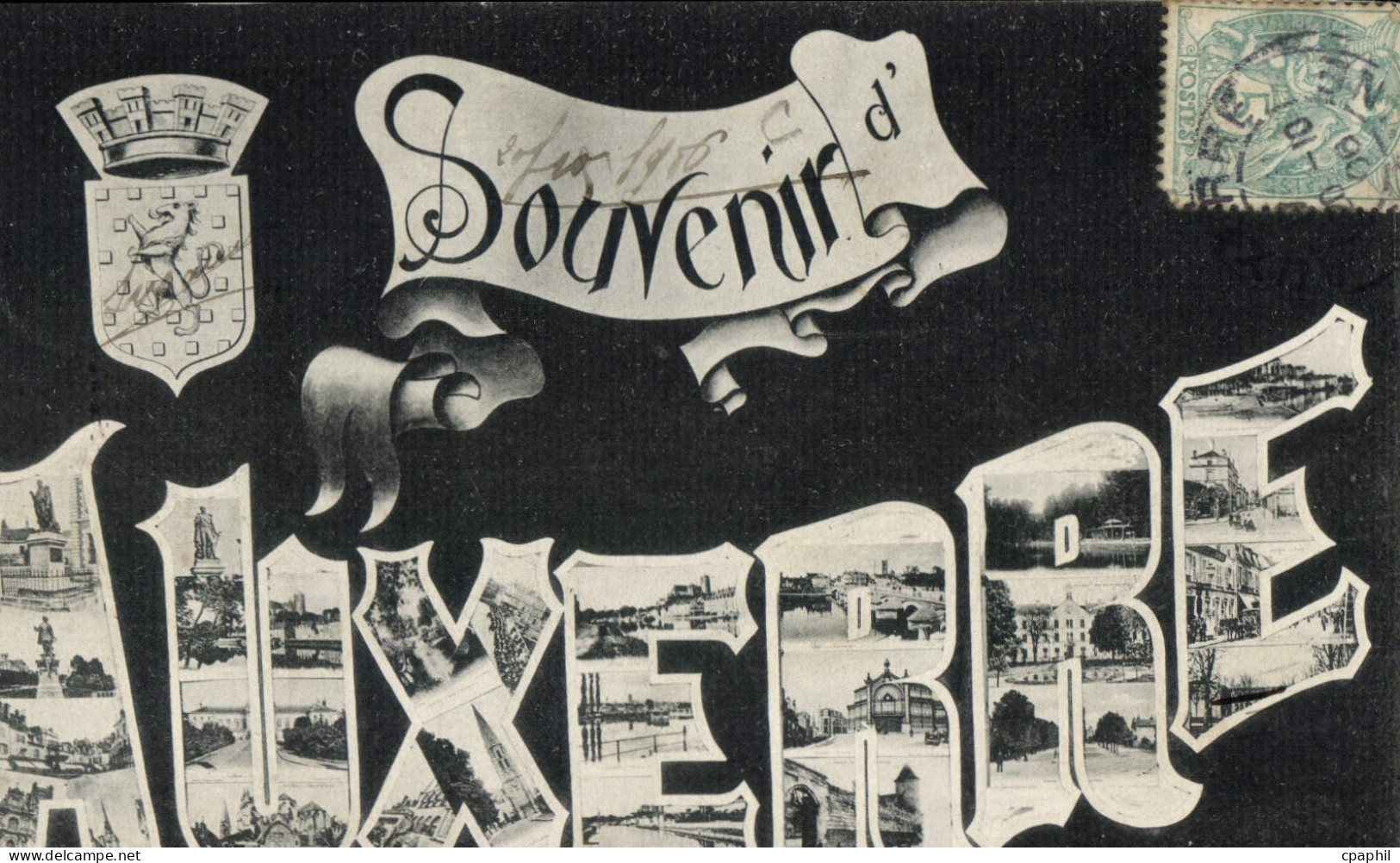 CPA Auxerre souvenir