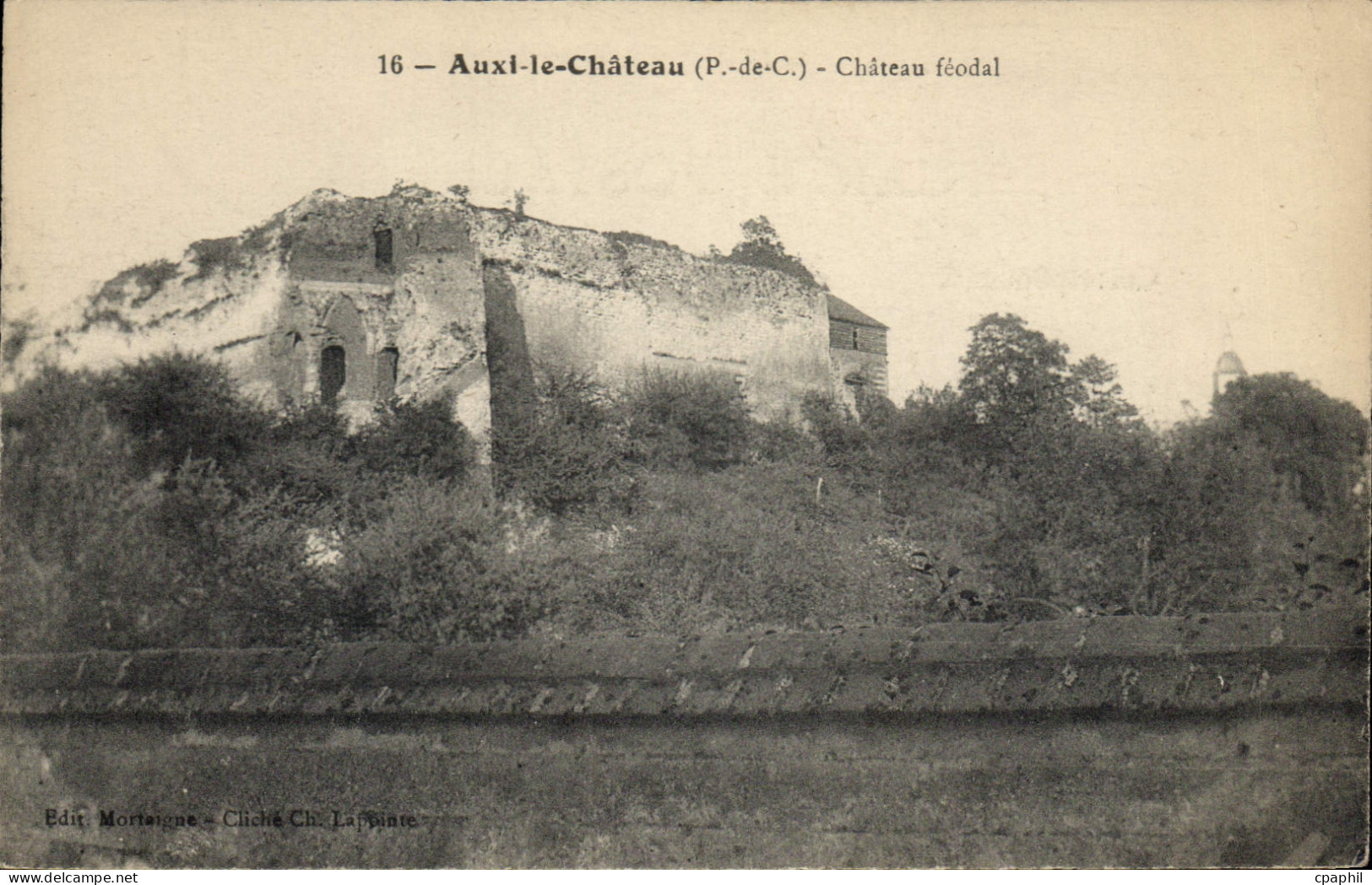 CPA Auxi le Chateau P de C Chateau Feodal