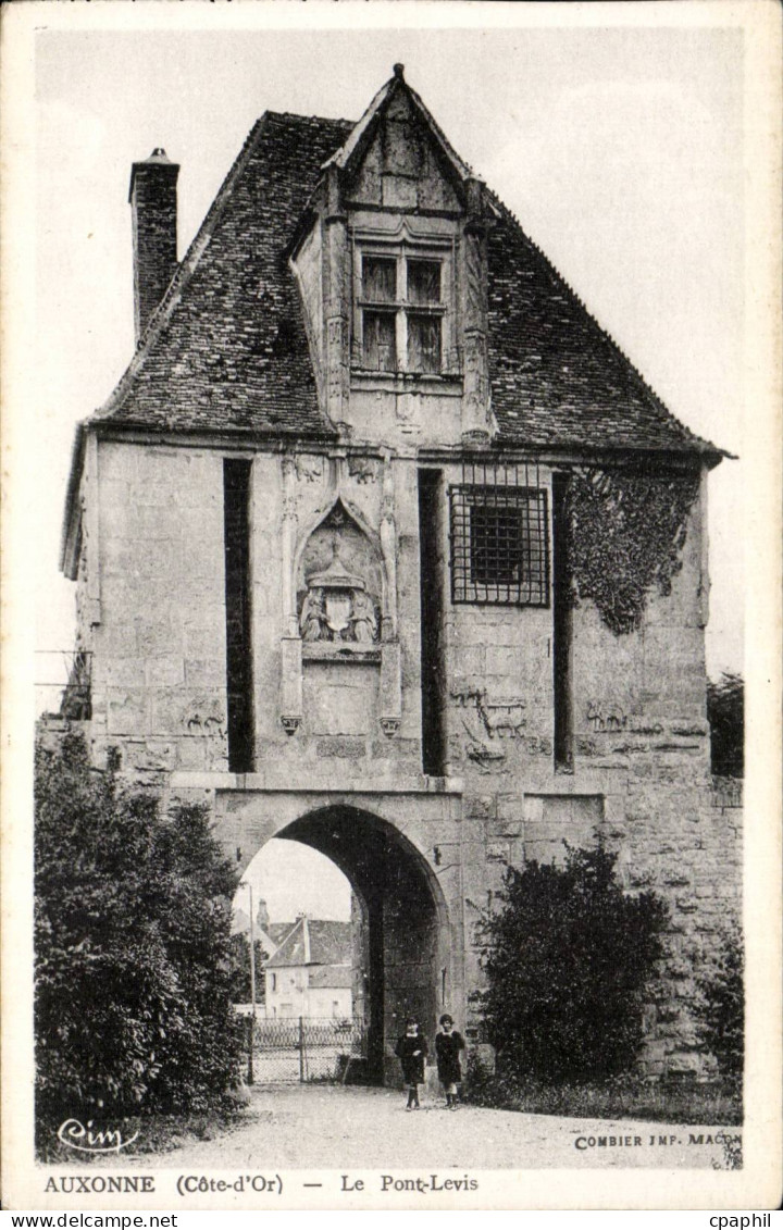 CPA Auxonne Le pont levis