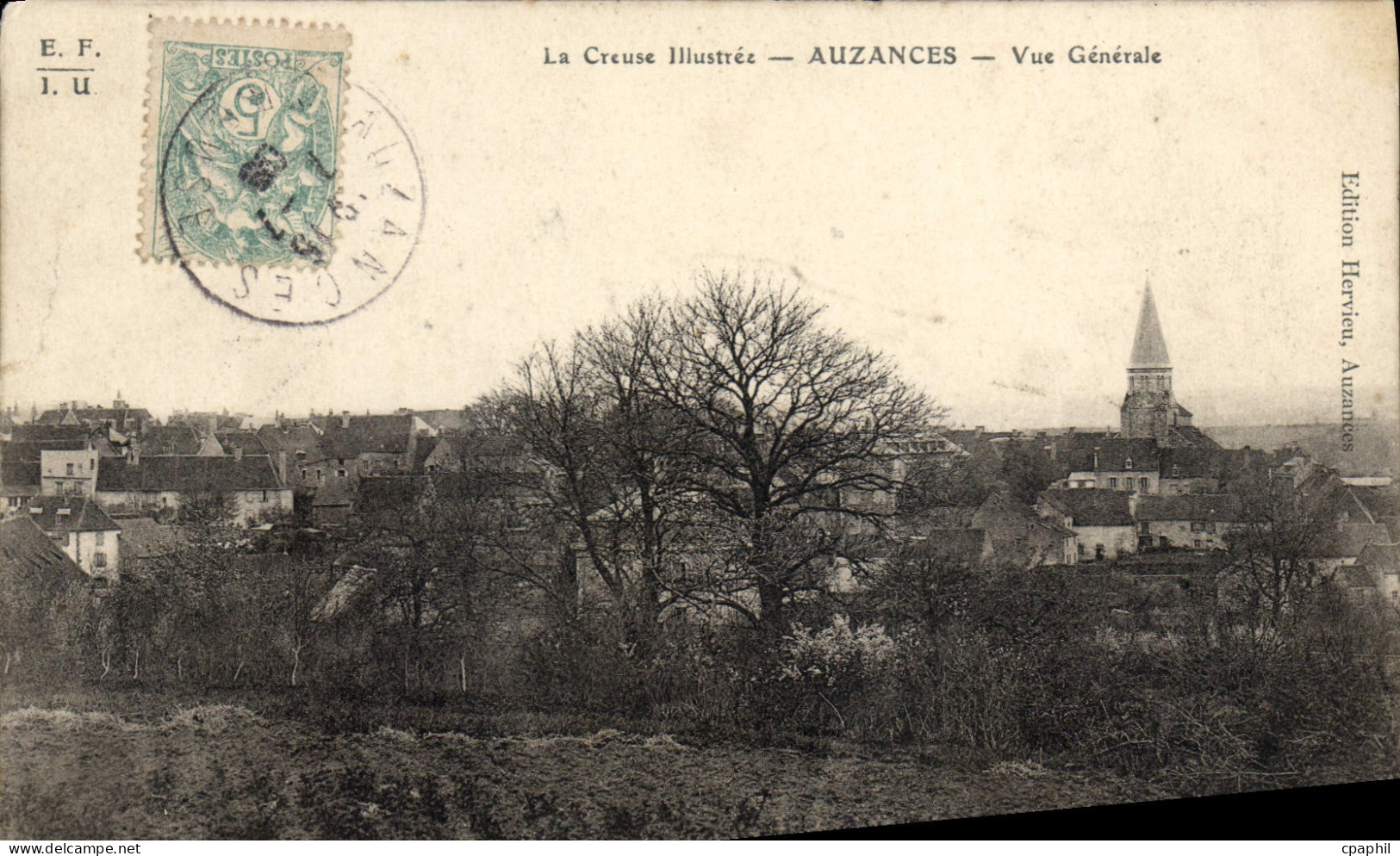 CPA Auzances Vue Generale