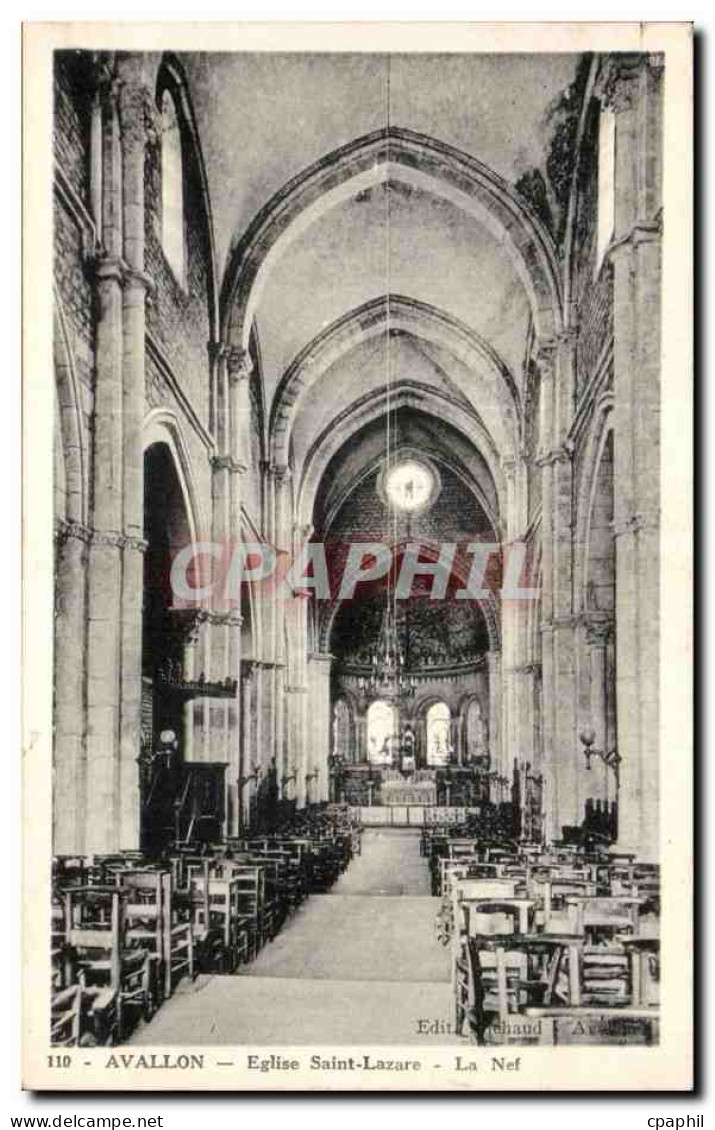 CPA Avallon Eglise Saint Lazare