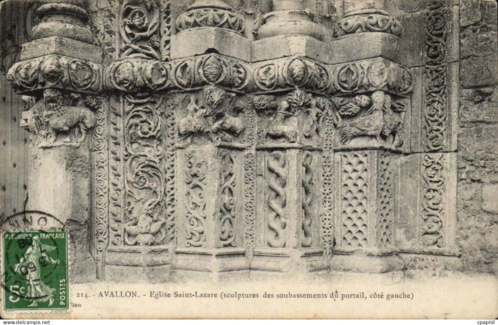 CPA Avallon Eglise Saint Lazare