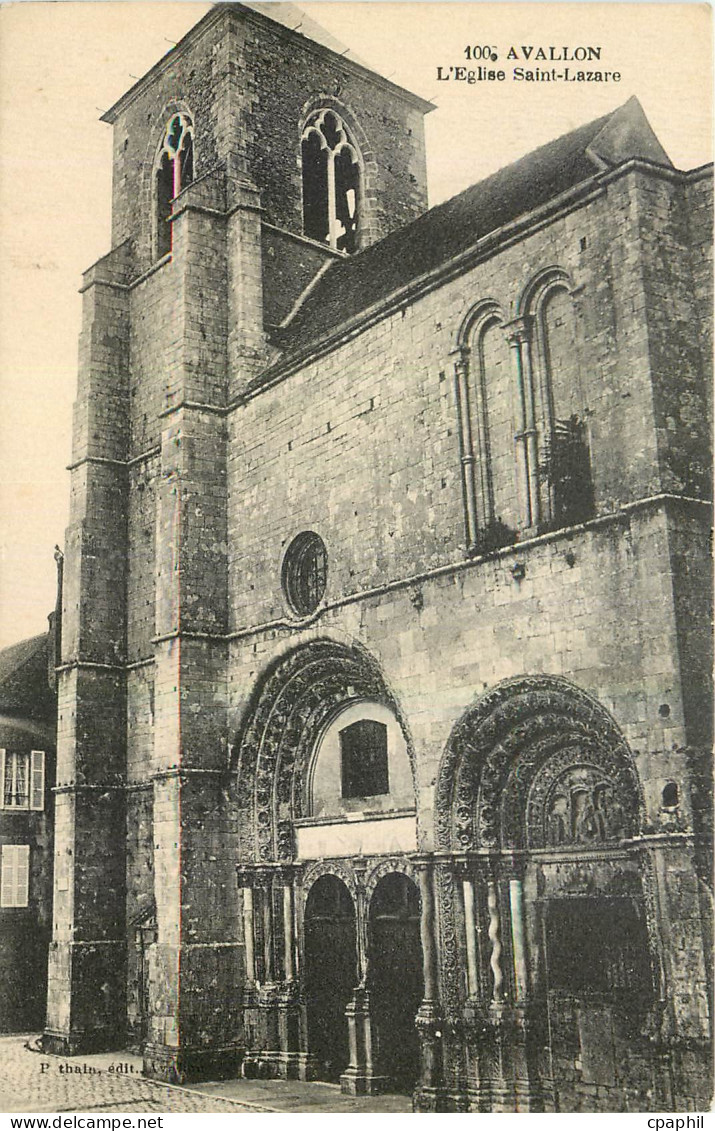 CPA Avallon L'Eglise Saint Lazare
