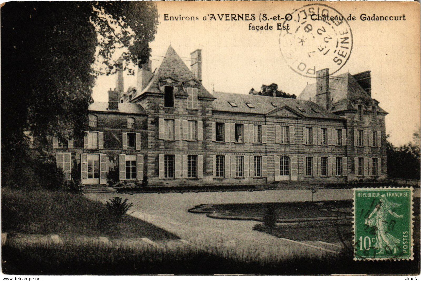 CPA Avernes Chateau de Gadancourt FRANCE (1309323)