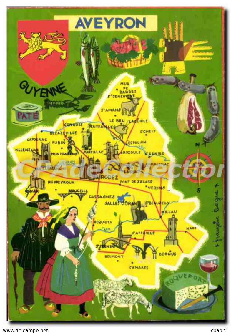 CPA Aveyron Guyenne Roquefort