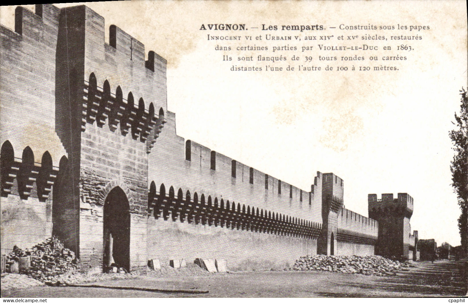 CPA Avignon Les Remparts