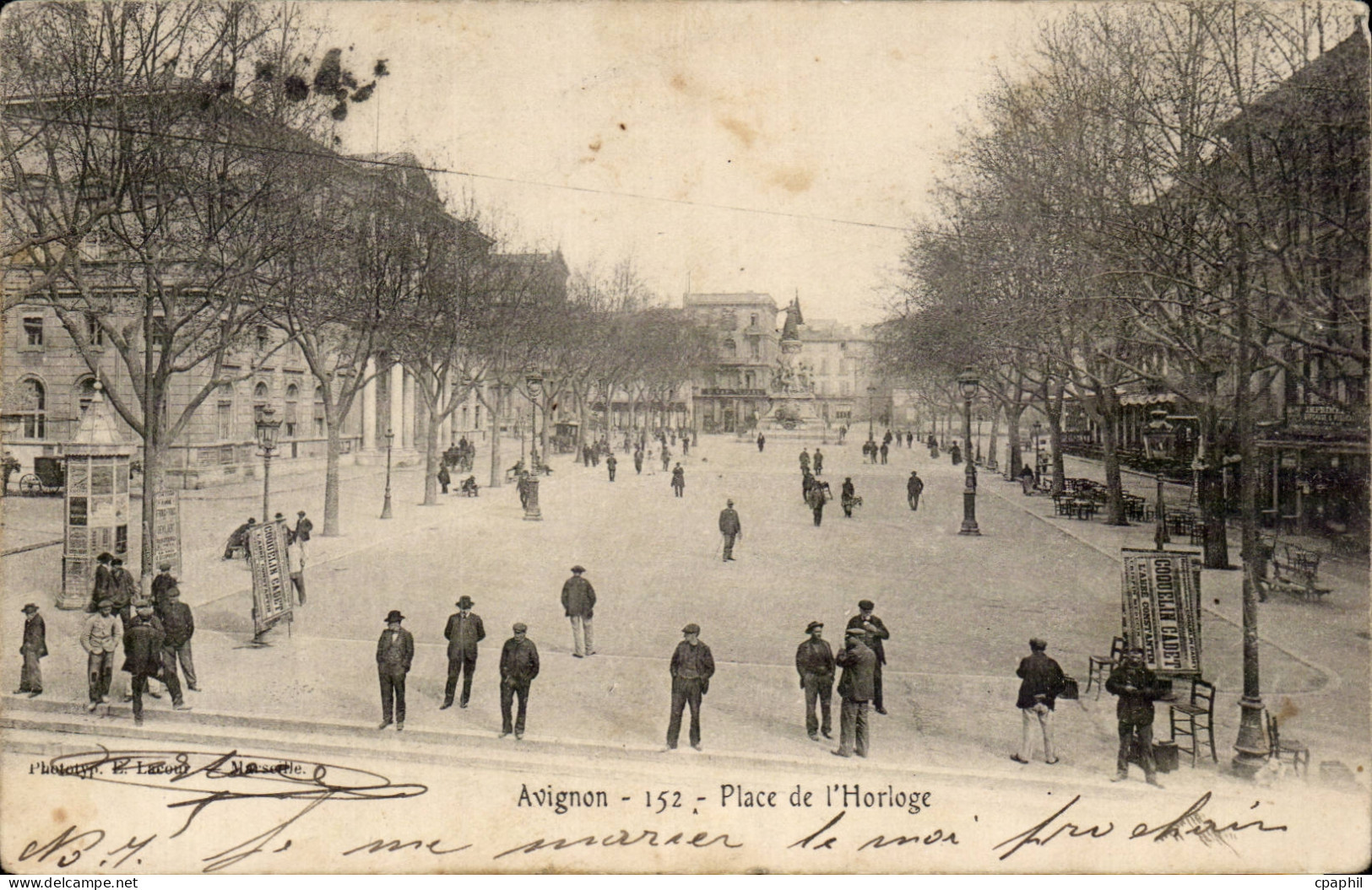 CPA Avignon Place de l'horloge