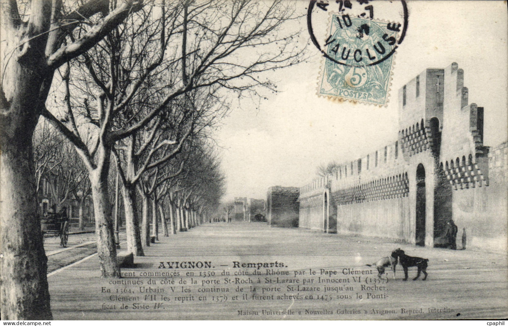 CPA Avignon Remparts