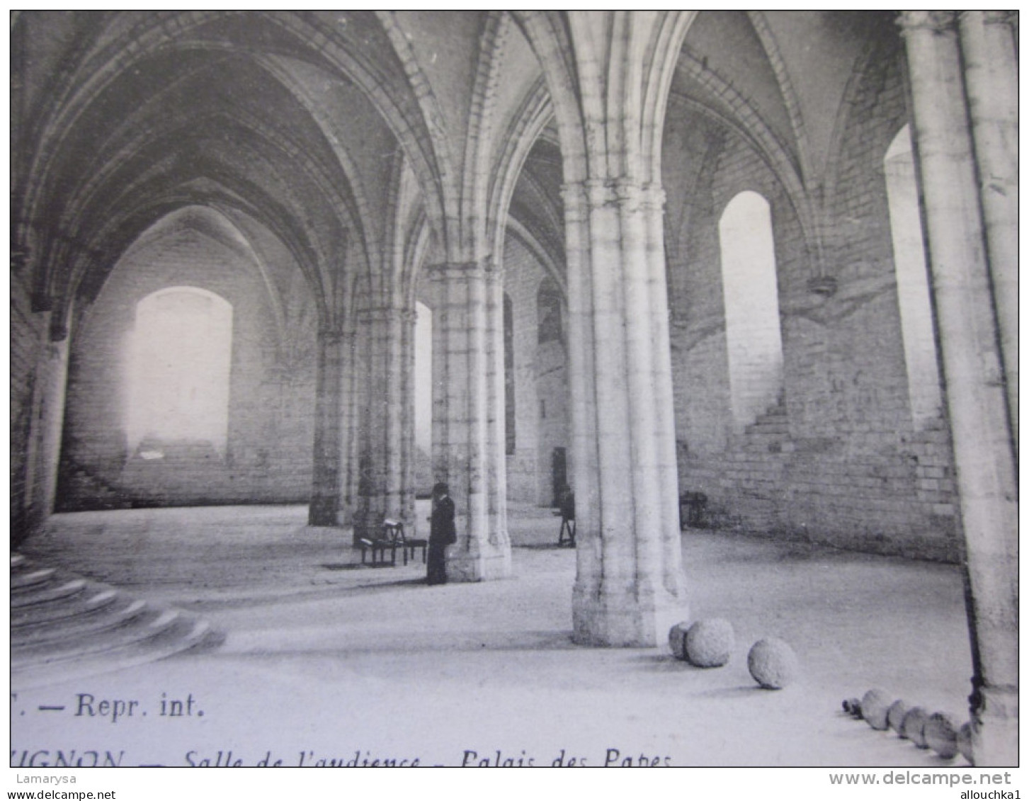 CPA =>AVIGNON SALLE DE L'AUDIENCE LE PALAIS DES PAPES =>Carte Postale>Europe > France > [84] Vaucluse > Autres Communes